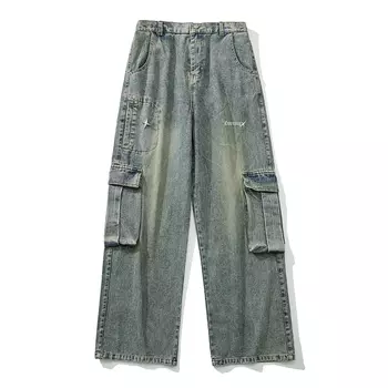 Джинсы унисекс Dareasy, Мытый синий