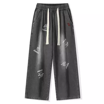 Джинсы унисекс Dnnnnx, серый