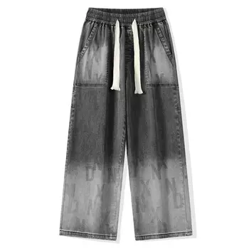 Джинсы унисекс dnnnnx, Светло-синий