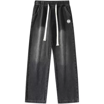 Джинсы унисекс Doraemon, Серый