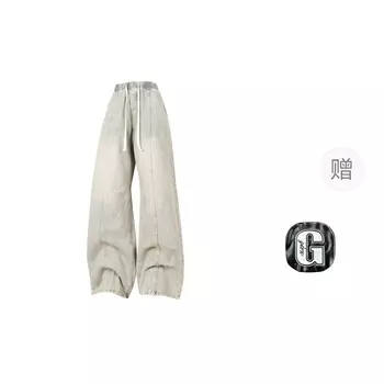 Джинсы унисекс GDRX, Light Blue-Ripped