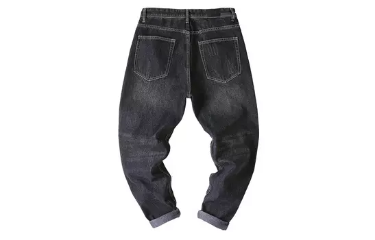 Джинсы унисекс HALEBOSS, Черный