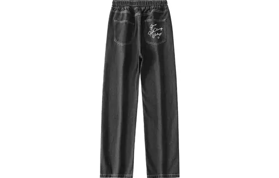 Джинсы унисекс HCHUICHENG, черный/серый