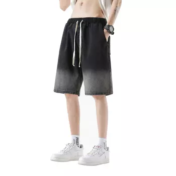 Джинсы унисекс Hemc, Черный (шнурок)