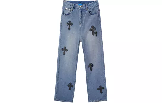 Джинсы унисекс ICONS Lab, Синий