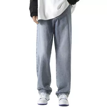 Джинсы унисекс Imcrasy, Черный/Серый