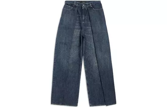 Джинсы унисекс индиго Balenciaga, индиго