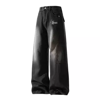 Джинсы унисекс JCUI, Черный