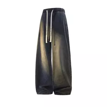 Джинсы унисекс JUNGLE PANDA, Yellow Mud[Regular No Fleece-Lined]