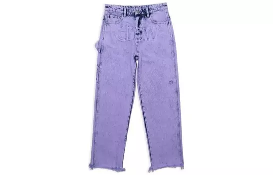 Джинсы унисекс коллекции Smiley Фиолетовый Drew House, фиолетовый