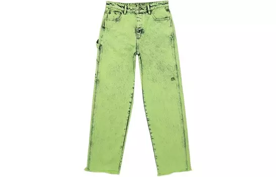 Джинсы унисекс коллекции Smiley Green Drew House, зеленый