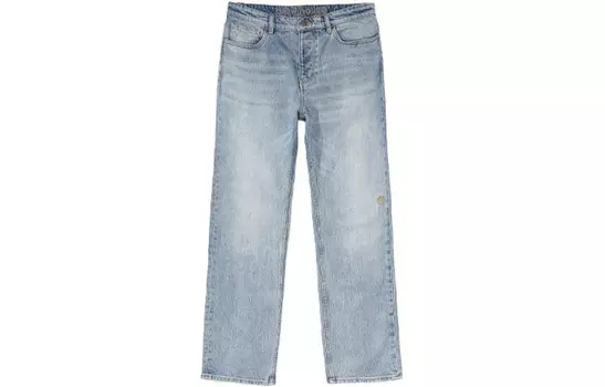 Джинсы унисекс коллекции Smiley светло-голубые Drew House, светло-голубой