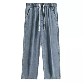 Джинсы унисекс Mackyo, Голубой (укороченные брюки)