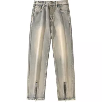 Джинсы унисекс Mackyo, Грязно-желтый (9612)