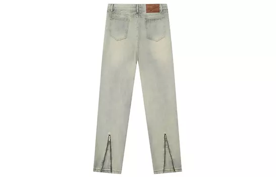 Джинсы унисекс MAISON VINSON, Ripped Yellow Mud