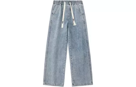 Джинсы унисекс MATCHA STORY, Черный/Серый