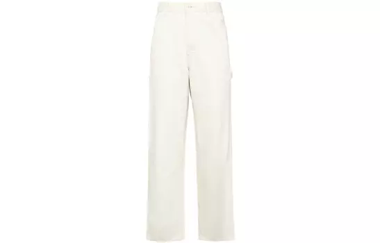 Джинсы унисекс молочно-белые Uniqlo, слоновая кость