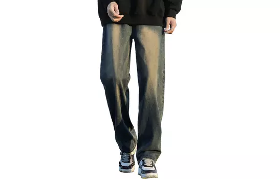 Джинсы унисекс MONTVOO, бирюзовый