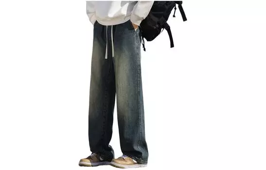 Джинсы унисекс MONTVOO, Черный (на флисовой подкладке)