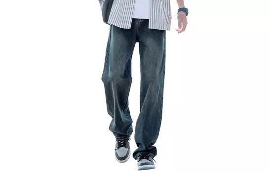 Джинсы унисекс MONTVOO, Lime Blast/Indigo Force/Noise Aqua