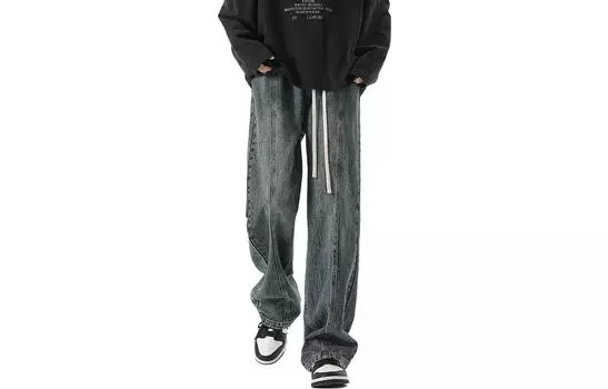 Джинсы унисекс MONTVOO, Светло-синий