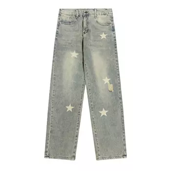 Джинсы унисекс NOWSTIME, Голубой (входит в футболку)