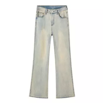 Джинсы унисекс Polar Bear POLAR BEAR, Промытая желтая грязь