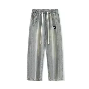 Джинсы унисекс Polar Bear POLAR BEAR, Промытая желтая грязь