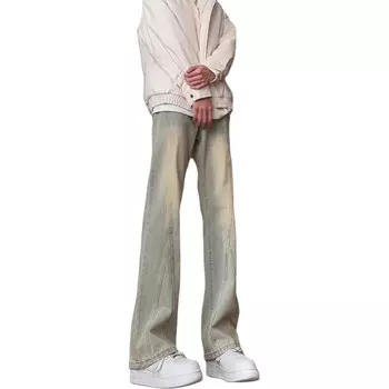 Джинсы унисекс Polar Bear POLAR BEAR, желтая грязь