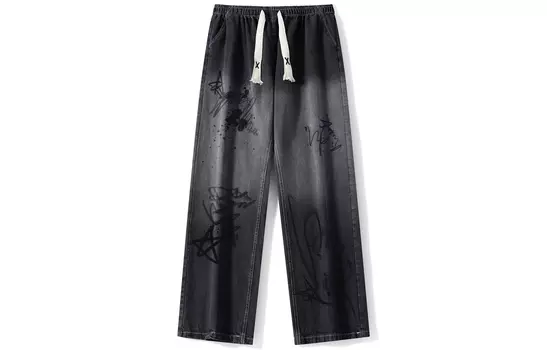 Джинсы унисекс REXSHION, Черный