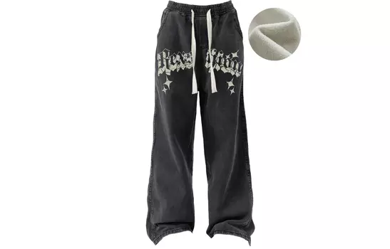 Джинсы унисекс REXSHION, Светло-синий