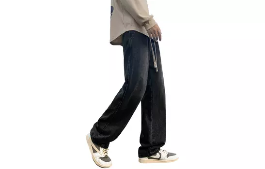 Джинсы унисекс REXSHION, Винтажный синий