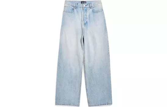 Джинсы унисекс синие Balenciaga, синий