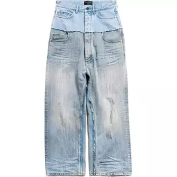 Джинсы унисекс синие Balenciaga, синий