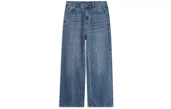 Джинсы унисекс синие Dimc, синий