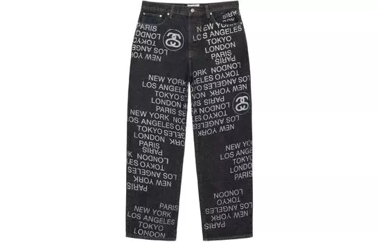 Джинсы унисекс Stussy, цвет Blue