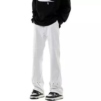 Джинсы унисекс Sunsetmonent, Белый