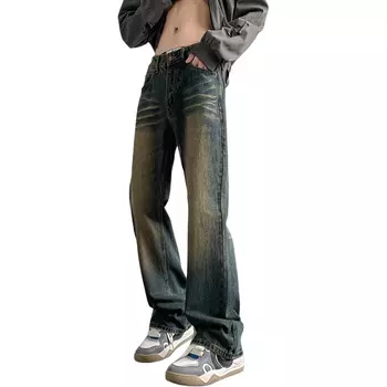 Джинсы унисекс Sunsetmonent, Черный/Серый