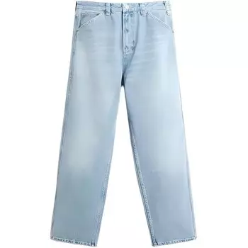 Джинсы унисекс светло-голубые/406 Zara, голубой