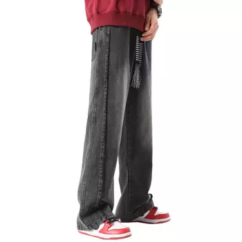 Джинсы унисекс Tencent Video Doki, Черный/Серый