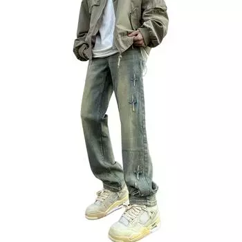 Джинсы унисекс TnTn, Yellow Mud