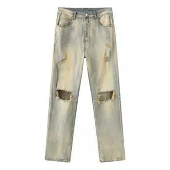 Джинсы унисекс UNKNOWTAL, Мытый синий