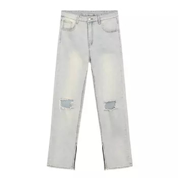 Джинсы унисекс UNKNOWTAL, Светло-синий