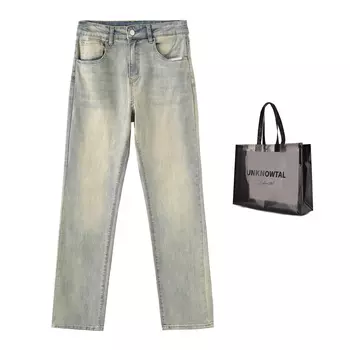 Джинсы унисекс UNKNOWTAL, Светло-синий