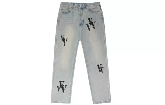 Джинсы унисекс VLONE, джинсовая ткань