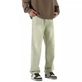 Джинсы унисекс WARRIOR, Vintage Blue (Thickened and Fleece-Lined)