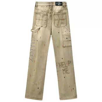 Джинсы унисекс Xinyinsu, желтый