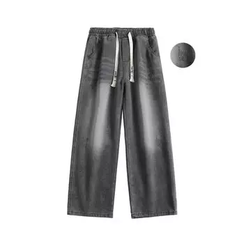 Джинсы унисекс Yatsi, Черный/Серый