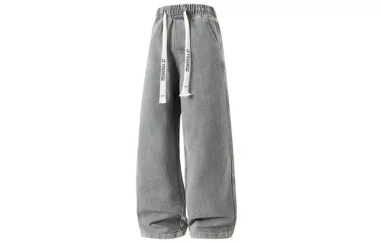 Джинсы унисекс Youshiqi, желтый