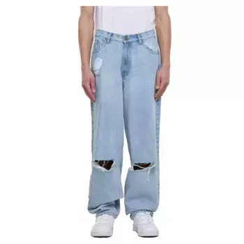 Джинсы Urban Classics Heavy Ounce Knee Cut Baggy Fit, синий